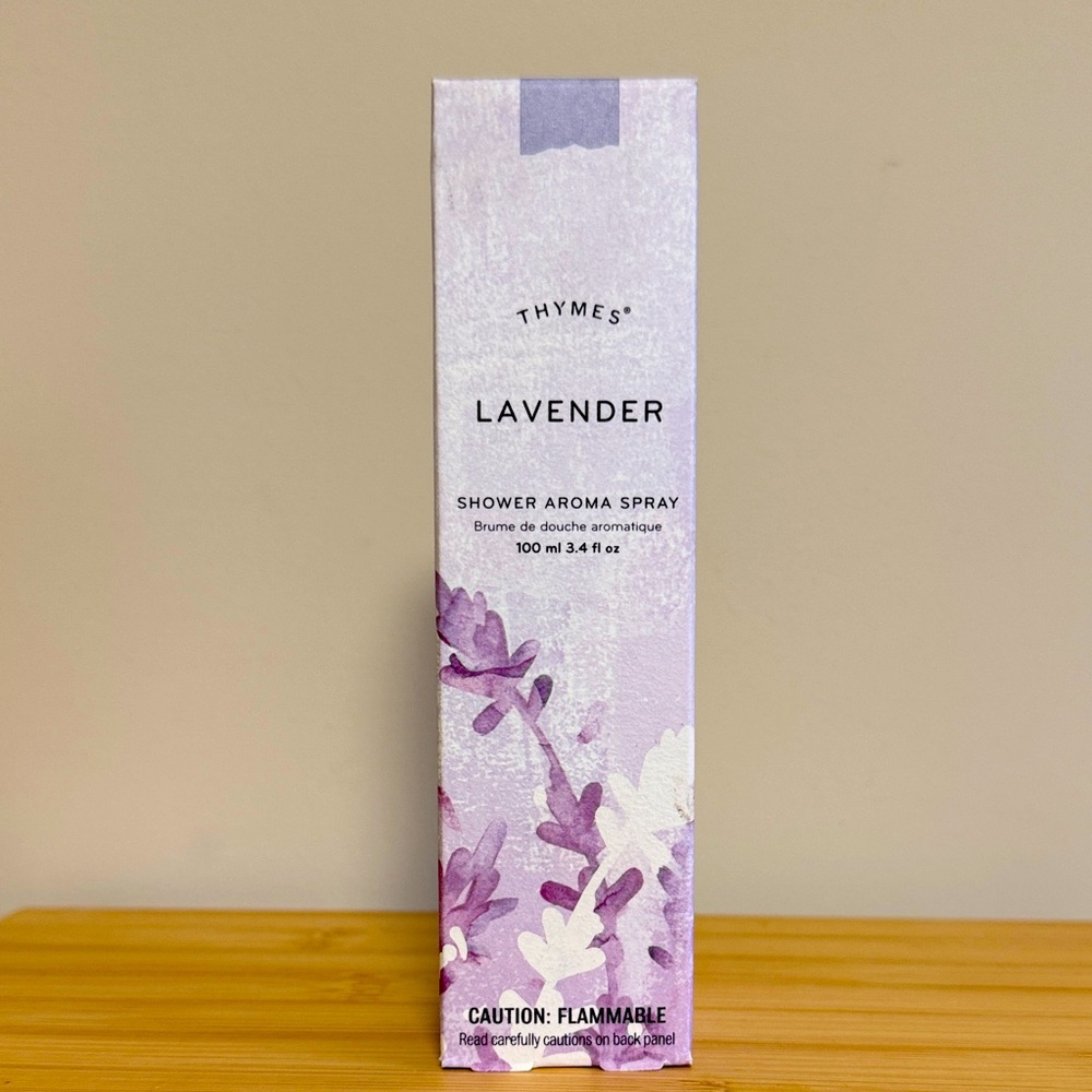 Thymes Daily Shower Spray for a Spa Like Lavender Shower Spray, 3.4 fl oz